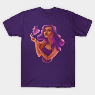 Girl with fish T-Shirt